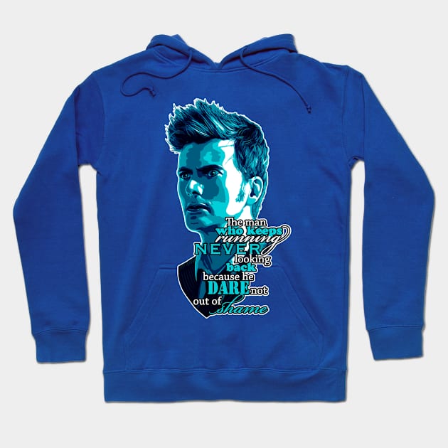 The Man Who Keeps Running Hoodie by sugarpoultry